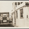 Ferry boat "New Prospect." North Ferry to Greenport. Photo of auto and boat cabin. Shelter Island, Shelter Island