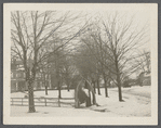 View of Whale Rib Archway. Junction of Amagansett Road and Egypt Lane. On Felix Dominy place. East Hampton, East Hampton