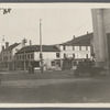 View of SE corner Main and Bridge Streets. Hardware store N. Corwin (1873). Riverhead, Riverhead