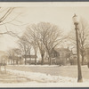 View of east side Main Street. Masonic Temple on left, opp. Newtown Lane (extension of former John Fithian house). East Hampton, East Hampton