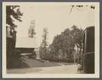 Public Library and house on right. South side Main Street, opposite Stewart Ave. Huntington, Huntington