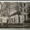 Wooden church and chapel on left. Hempstead, Hempstead