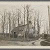 Isaac Mills house. East side road to Middle Island, north of Main Street and D.D. Swezey house. Yaphank, Brookhaven