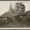 Daniel Brewster house. North side Middle Country Road in hollow?, east of William Brewster house on hill. Middle Island, Brookhaven