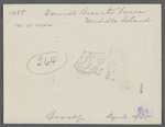 Daniel Brewster house. North side Middle Country Road in hollow?, east of William Brewster house on hill. Middle Island, Brookhaven