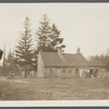 Daniel Brewster house. North side Middle Country Road in hollow?, east of William Brewster house on hill. Middle Island, Brookhaven