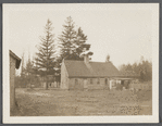 Daniel Brewster house. North side Middle Country Road in hollow?, east of William Brewster house on hill. Middle Island, Brookhaven