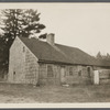 Daniel Brewster house. North side Middle Country Road in hollow?, east of William Brewster house on hill. Middle Island, Brookhaven