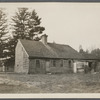 Daniel Brewster house. North side Middle Country Road in hollow?, east of William Brewster house on hill. Middle Island, Brookhaven