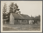 Daniel Brewster house. North side Middle Country Road in hollow?, east of William Brewster house on hill. Middle Island, Brookhaven