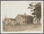 Daniel Brewster house. North side Middle Country Road in hollow?, east of William Brewster house on hill. Middle Island, Brookhaven