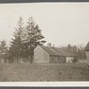 Daniel Brewster house. North side Middle Country Road in hollow?, east of William Brewster house on hill. Middle Island, Brookhaven