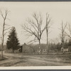 Daniel Brewster house. North side Middle Country Road in hollow?, east of William Brewster house on hill. Middle Island, Brookhaven