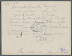 Daniel Brewster house. North side Middle Country Road in hollow?, east of William Brewster house on hill. Middle Island, Brookhaven