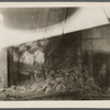Interior of the Witch House. West side of road to Middle Island, near village line. Standing vacant at least 50 years. Yaphank, Brookhaven