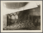 Interior of the Witch House. West side of road to Middle Island, near village line. Standing vacant at least 50 years. Yaphank, Brookhaven