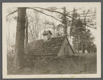 Ice house on William Brewster property. North side Middle Country Road, on hill west of Daniel Brewster house. Middle Island, Brookhaven