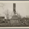 Remains of William Brewster house. North of Middle Country Road, on hill west of Daniel Brewster house. Taken down March 1925. Middle Island, Brookhaven