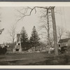 Remains of William Brewster house. North of Middle Country Road, on hill west of Daniel Brewster house. Taken down March 1925. Middle Island, Brookhaven