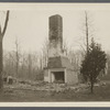 Remains of William Brewster house. North of Middle Country Road, on hill west of Daniel Brewster house. Taken down March 1925. Middle Island, Brookhaven