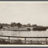 View of A.K. Smith's Duck Farm on Terrell River. East Moriches, Brookhaven