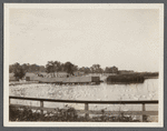 View of A.K. Smith's Duck Farm on Terrell River. East Moriches, Brookhaven