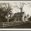 N. Edwards house (1873). SW corner Right of Way (east of Union Ave.) and a new street running south of Montauk Highway. Center Moriches, Brookhaven