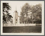 Caroline Church and cemetery. North side Setauket Village Green. Episcopal. Built 1730. Originally called Christ's Church. Setauket, Brookhaven