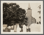 Caroline Church and cemetery. North side Setauket Village Green. Episcopal. Built 1730. Originally called Christ's Church. Setauket, Brookhaven