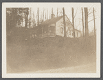 Mrs. H. Davis house (1873). South side of lane about 60ft north of Stony Brook Hotel, about 60ft west of North Country Road. Stony Brook, Brookhaven