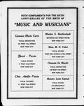 Music and musicians