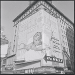 Billboard for the motion picture Circle of Love (La Ronde) at the De Mille Theater (47th and Broadway, New York City) featuring Jane Fonda (#2)