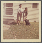 Grace Rivero with Jean Blackwell Hutson and dog