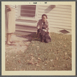 Jean Blackwell Hutson with dog
