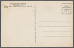 Haverford College postcard of Roberts Hall