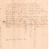 Letter from James Warren