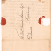Letter from Mercy Scollay and Samuel P. Savage