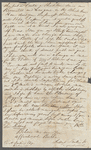 Letter to brother Alexander Jenkins in Richmond, Virginia, April 9, 1833