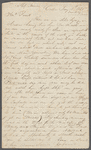 "Dear Parents" letter, January 18, 1835