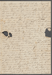 "Dear Parents" letter, October 11, 1835