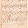 Letter from George Deblois to Ann Deblois