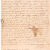 Letter from George Deblois to Ann Deblois