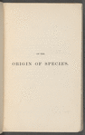 On the origin of species ...