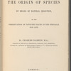 On the origin of species ...