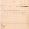 Letter from William Heath