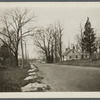 W.A. O'Doherty house (1873). North side of road to Port Jefferson, east of bridge over creek. Looking west. (Sketch of location on back of photo.) Coram, Brookhaven