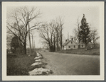 W.A. O'Doherty house (1873). North side of road to Port Jefferson, east of bridge over creek. Looking west. (Sketch of location on back of photo.) Coram, Brookhaven