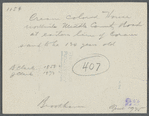 [Clark] House. North side Middle Country Road, at eastern Iine of Coram. Said to be 120 years old. Coram, Brookhaven