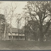 Matinecock Friends Meeting House. NW corner Townpath and road to Piping Rock Club and Brookville Church. Erected 1725. Repaired 1768 and 1776. Locust Valley, Oyster Bay