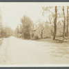 View of south side West Main Street in the fog. Opp. Bayside Ave. Oyster Bay, Oyster Bay